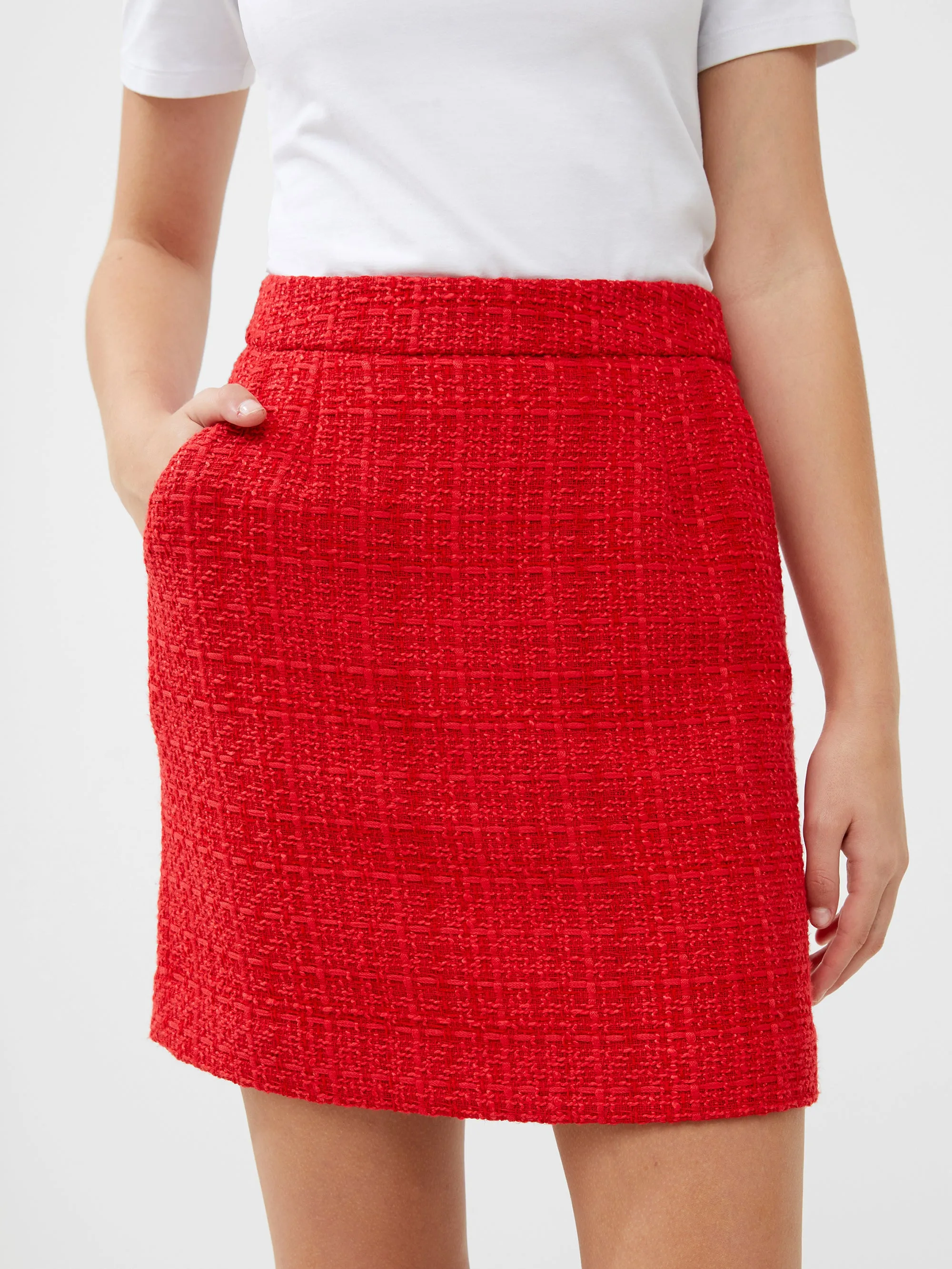 Azzurra Tweed Mini Skirt