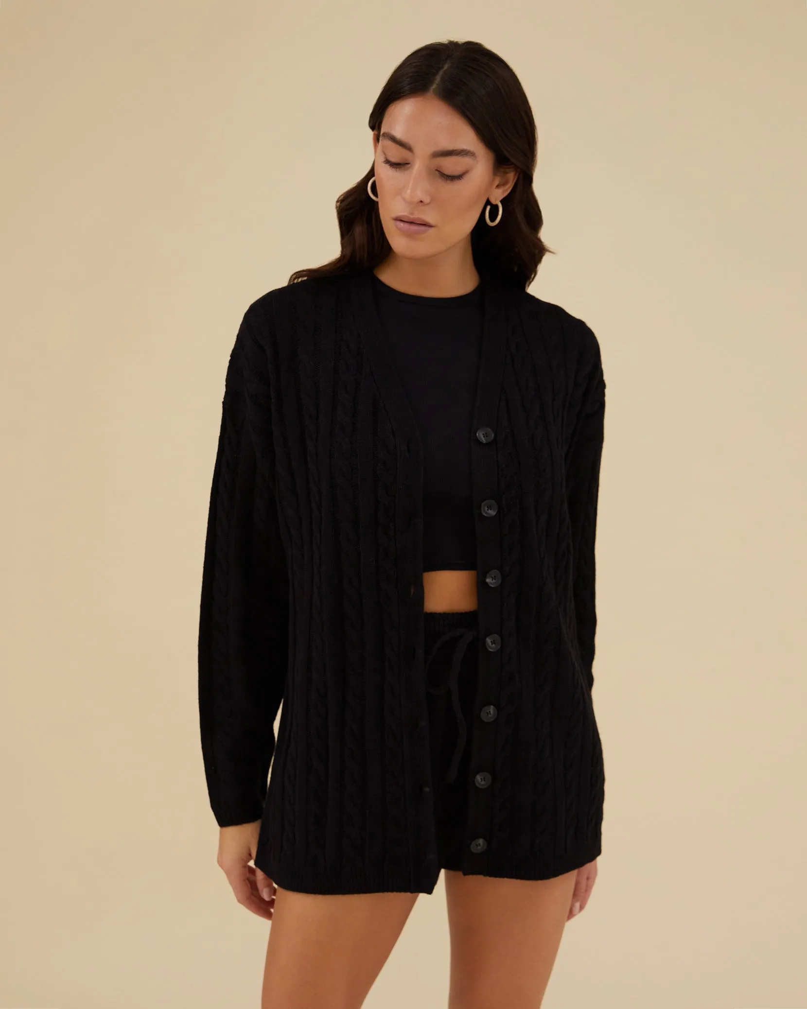 Cable Cardigan