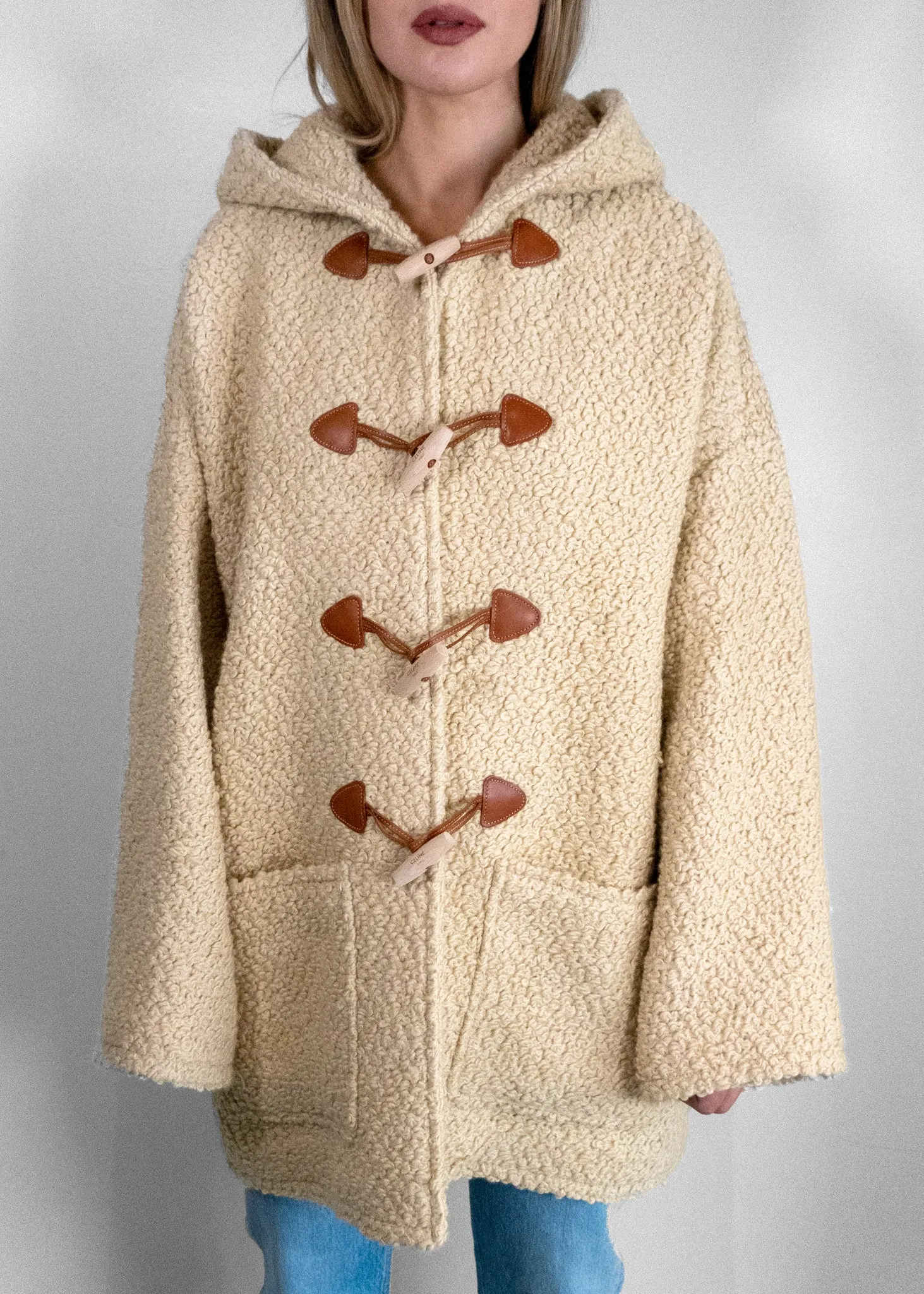 Celine Boucle Wool Cardigan