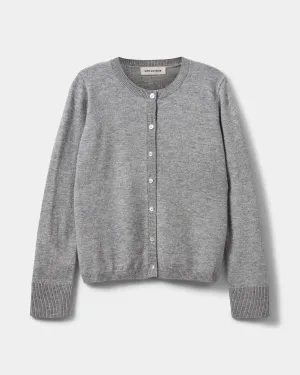 CisseSY Cardigan - Grey melange