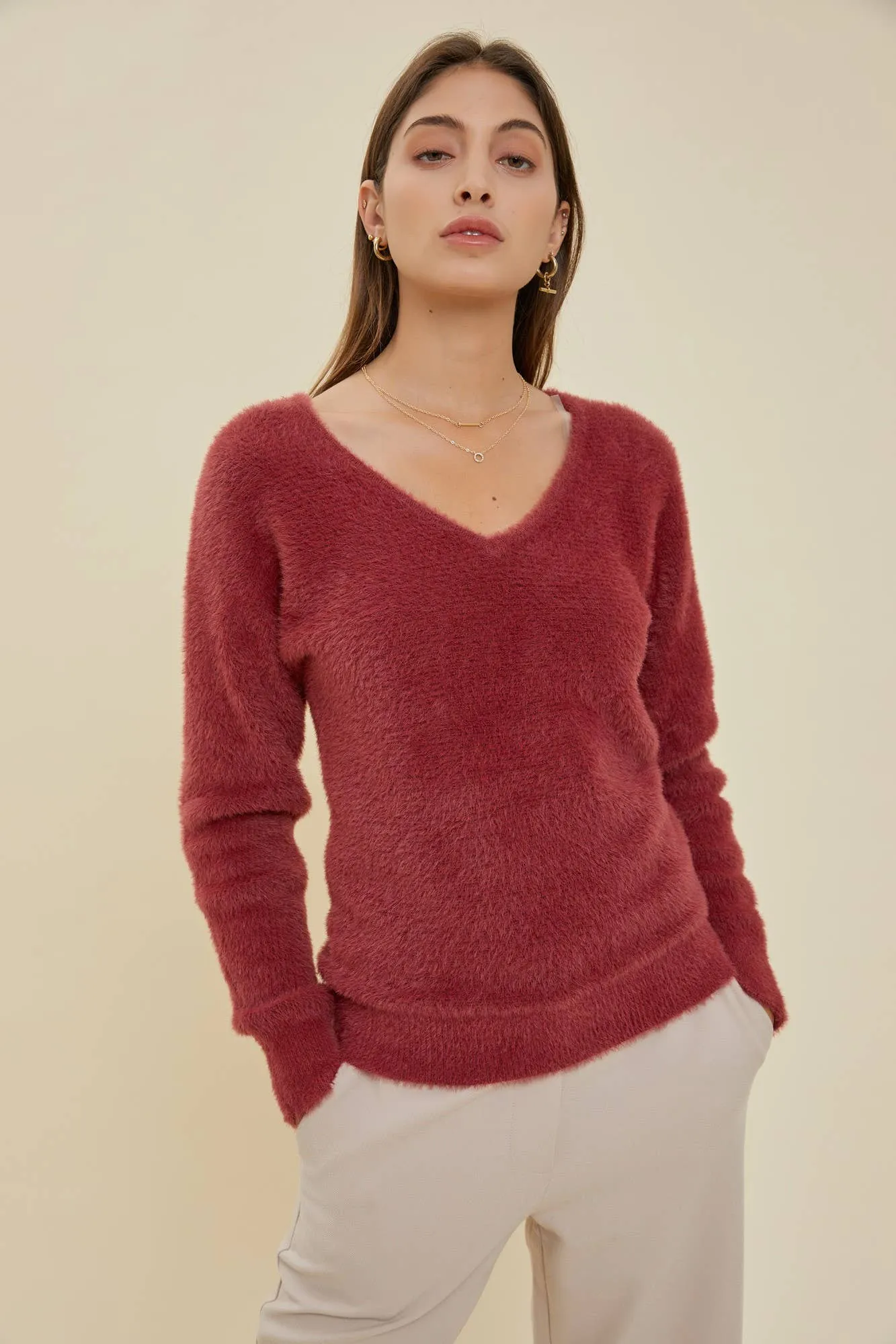 Classic V Neck Sweater