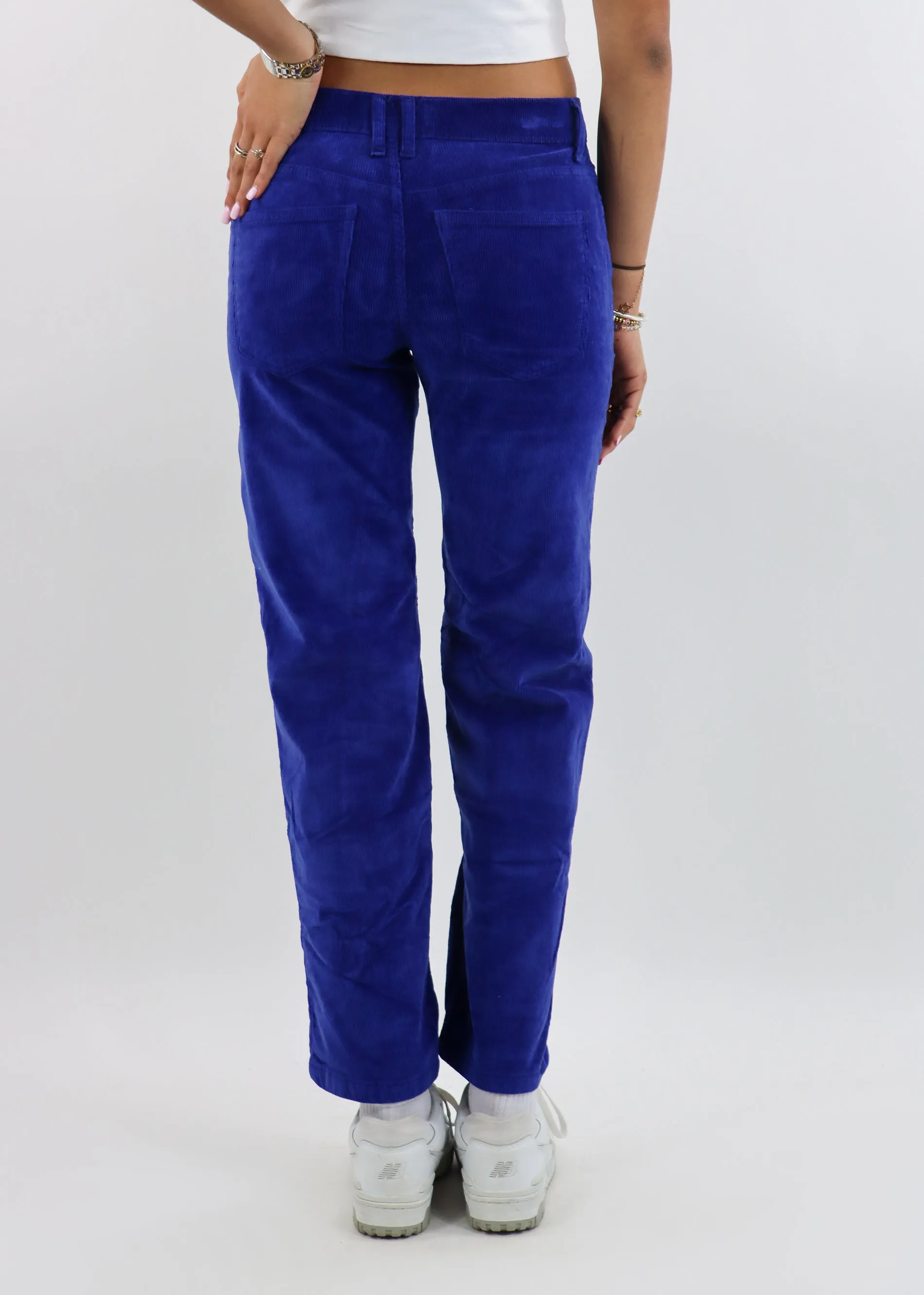 Free People Risk Taker Cord Straight ★ Cobalt