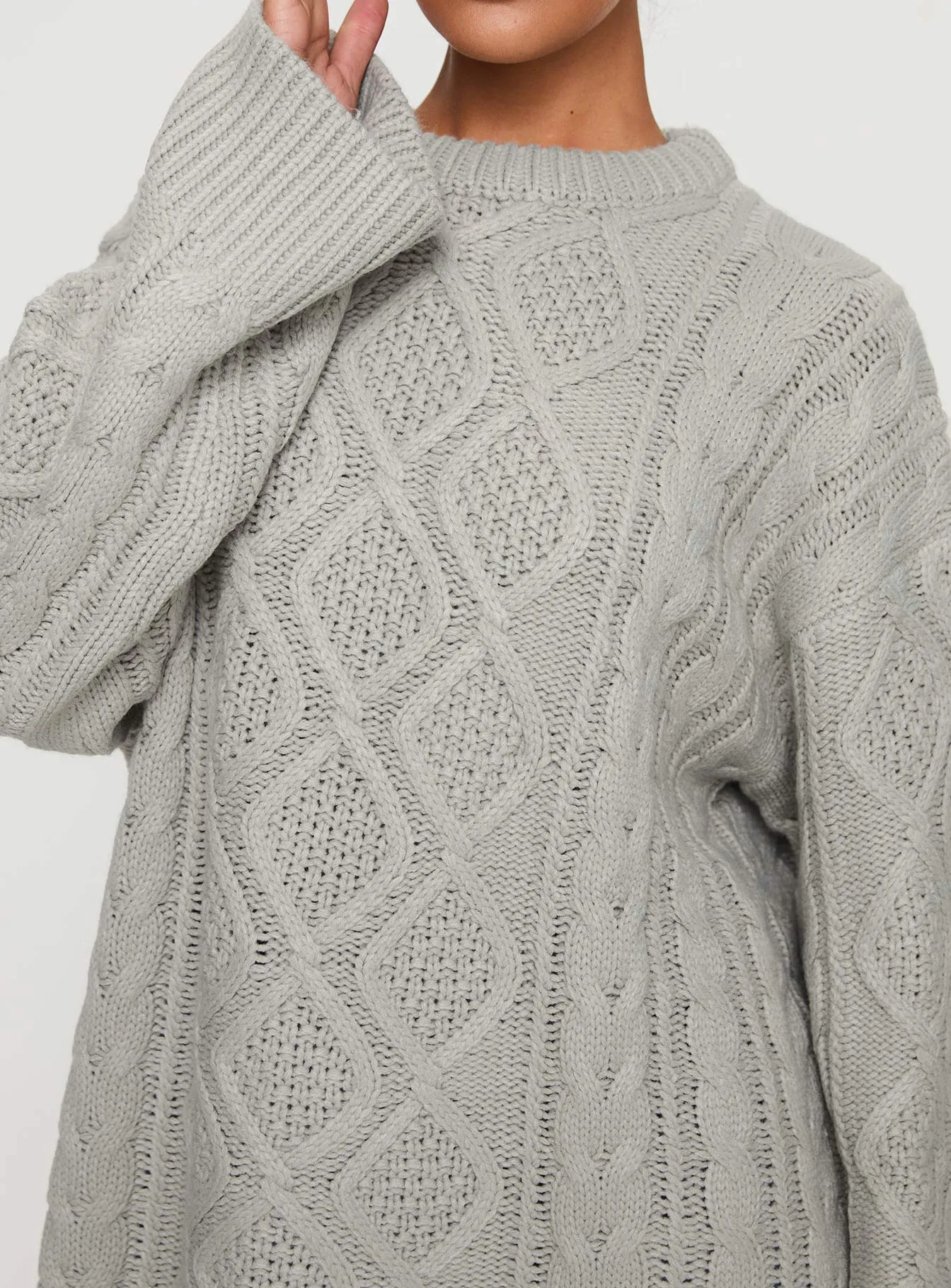 Gigi Knit Sweater Cloud