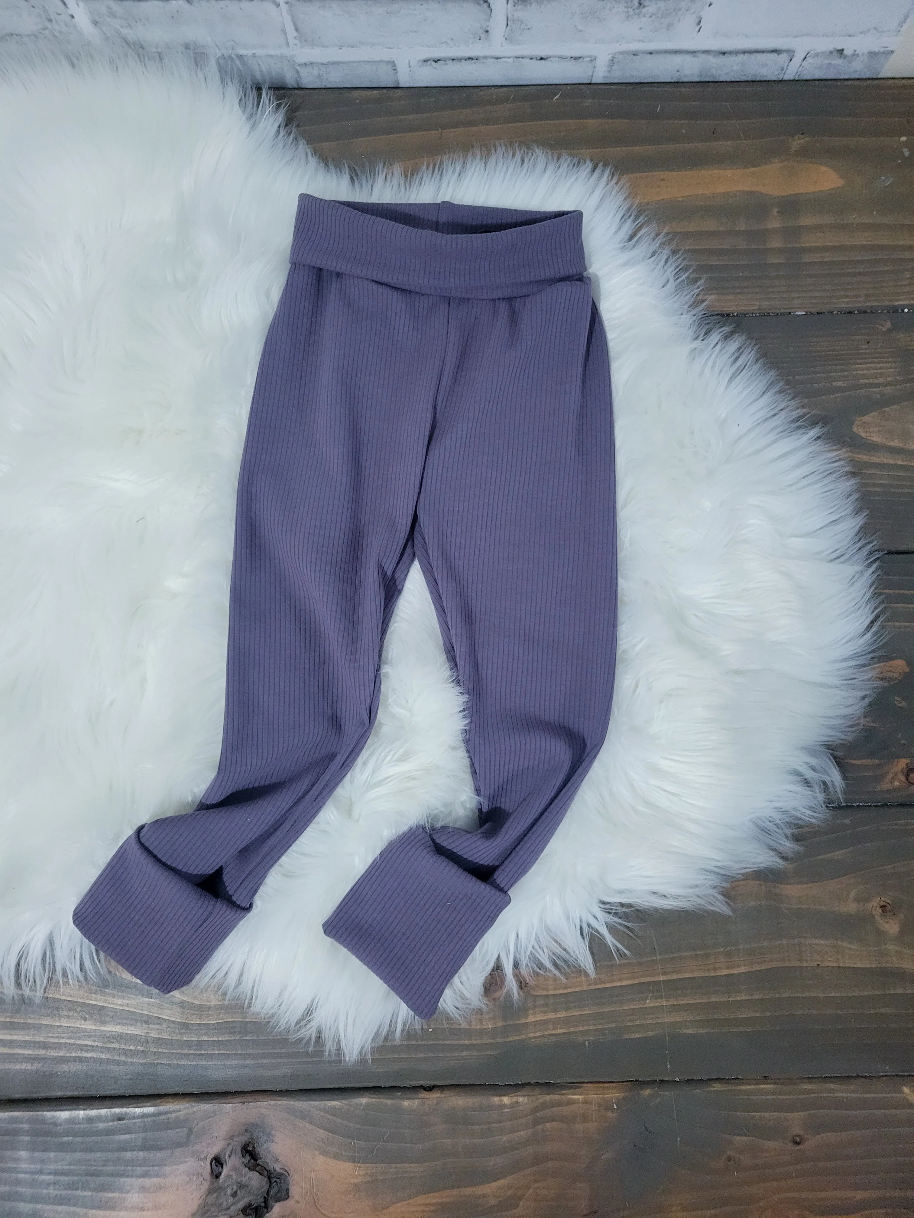 Grow with me Thermal  Rib Knit Leggings for girls