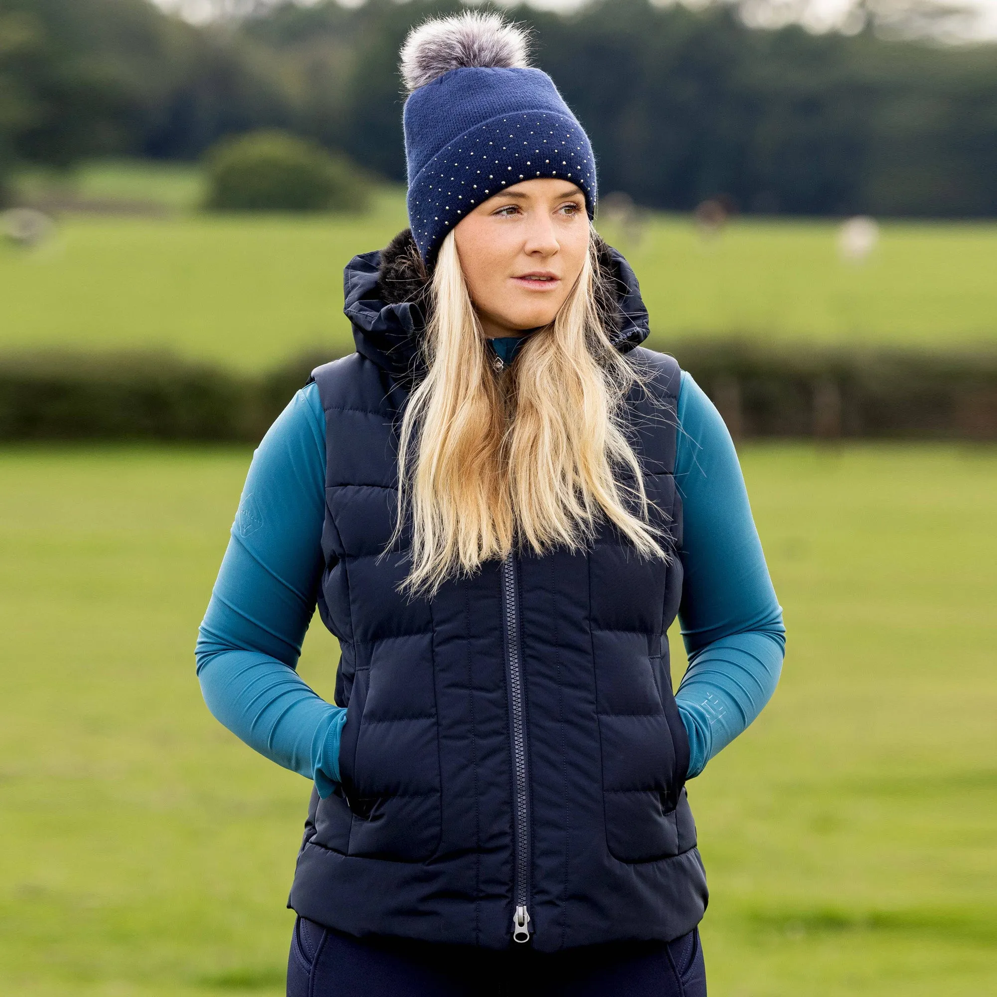 Lemieux Loire Winter Gilet - Navy