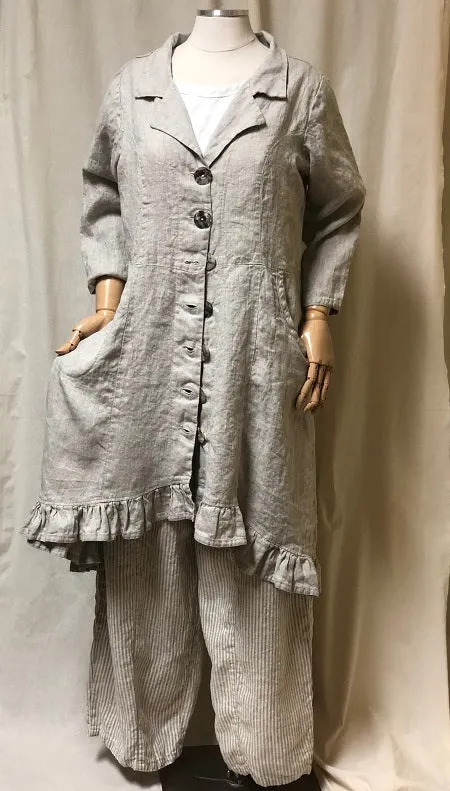 Lila Coat, Linen