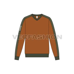 Men's Classic V-neck Sweatshirt