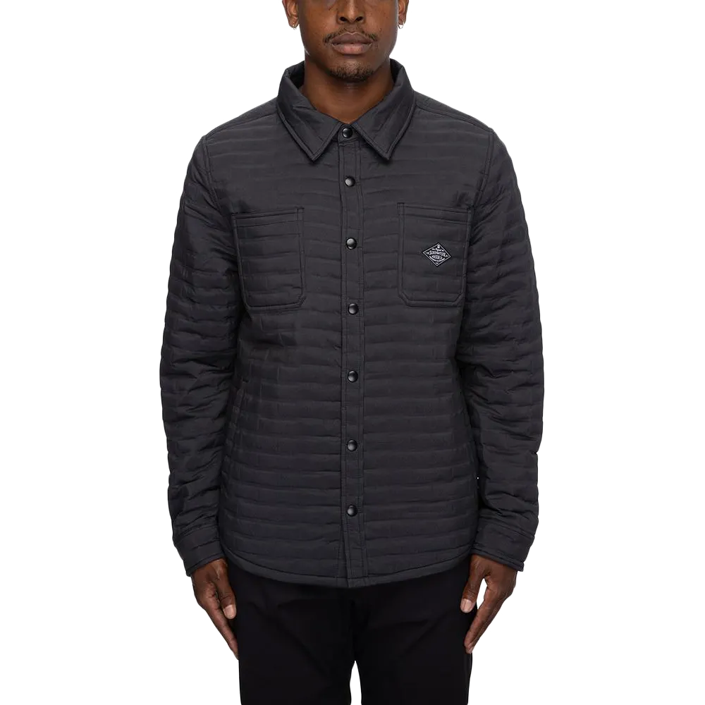 Men's Engineered Quilted Shacket