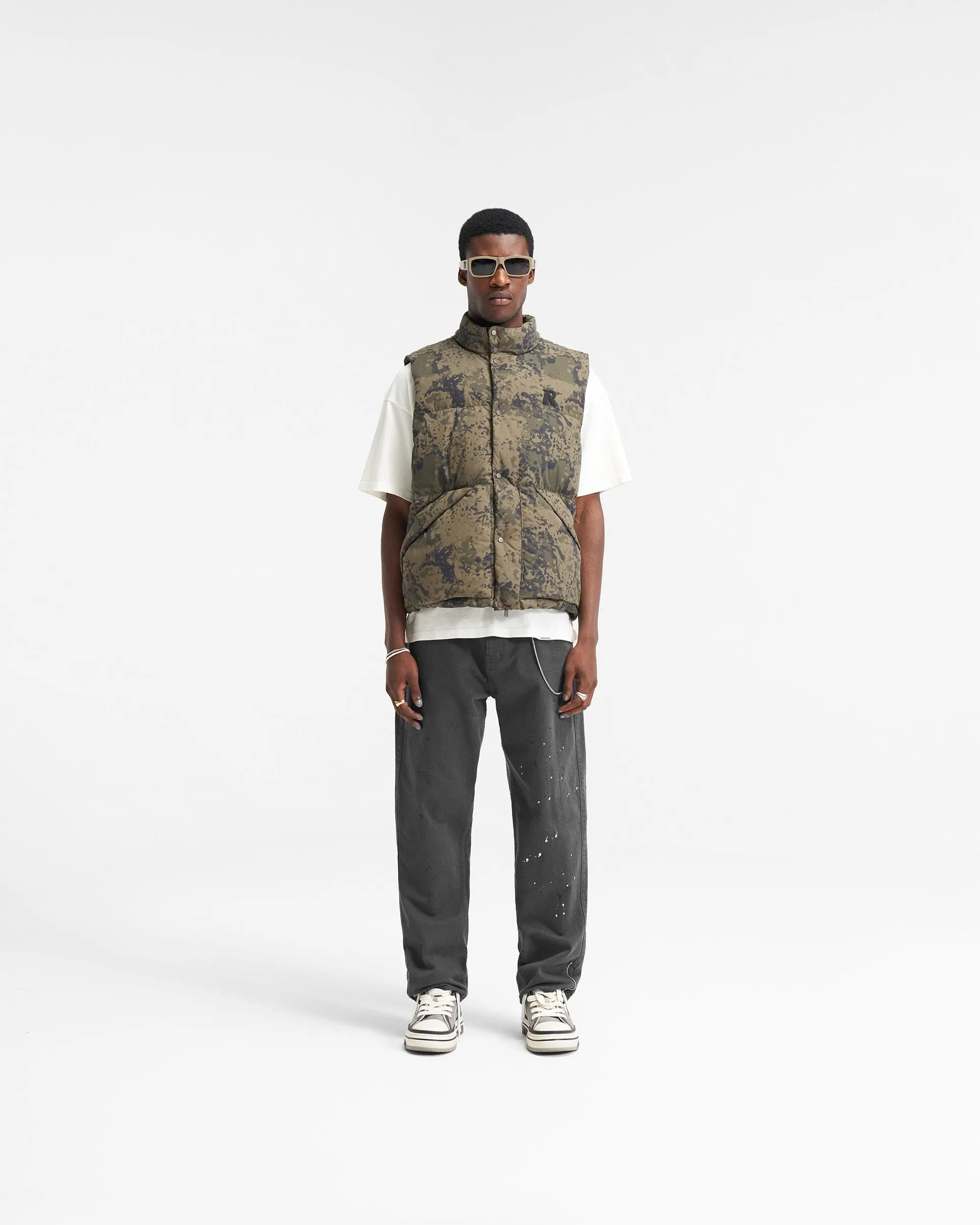 Puffer Gilet - Camo