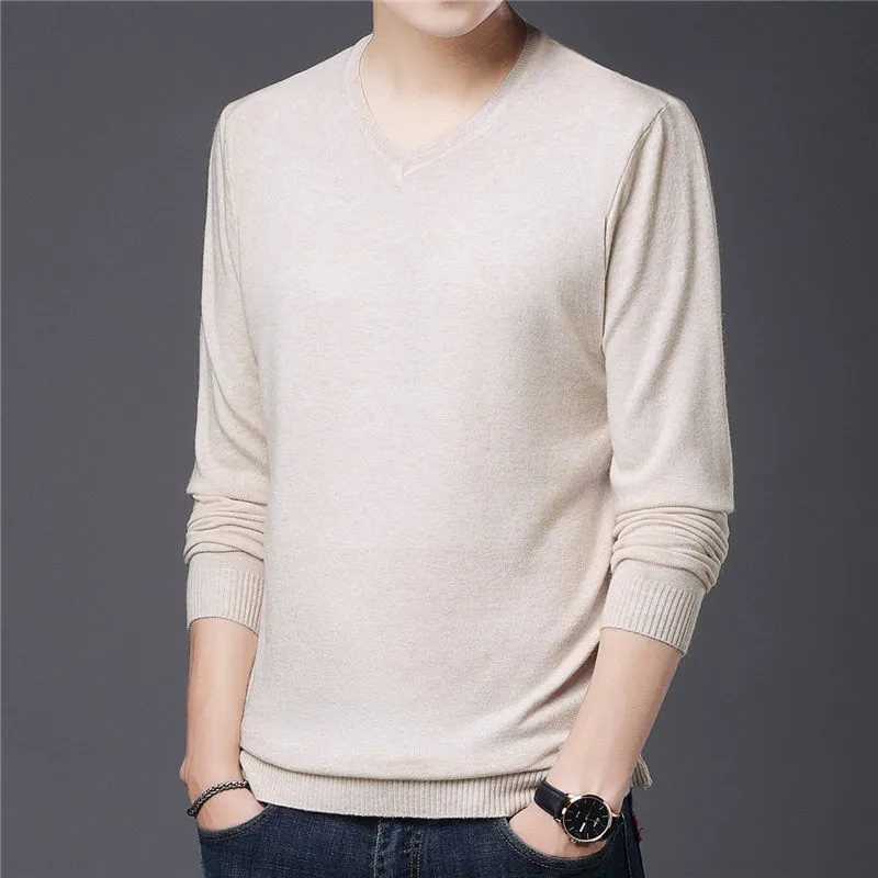 West Louis™ Autumn Casual V-Neck Pullover