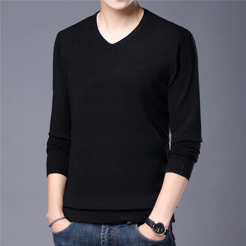 West Louis™ Autumn Casual V-Neck Pullover