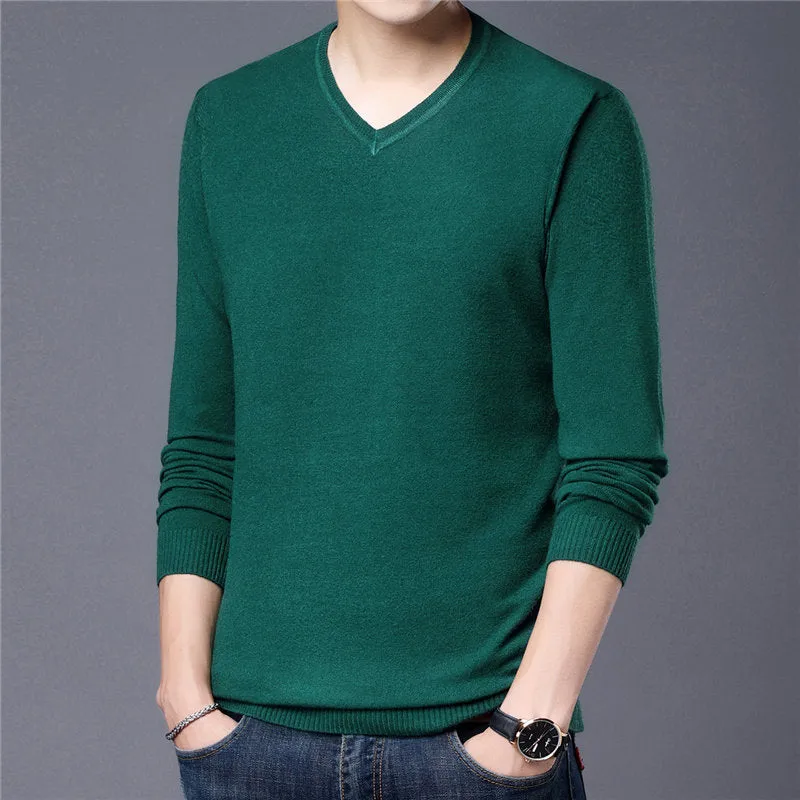 West Louis™ Autumn Casual V-Neck Pullover