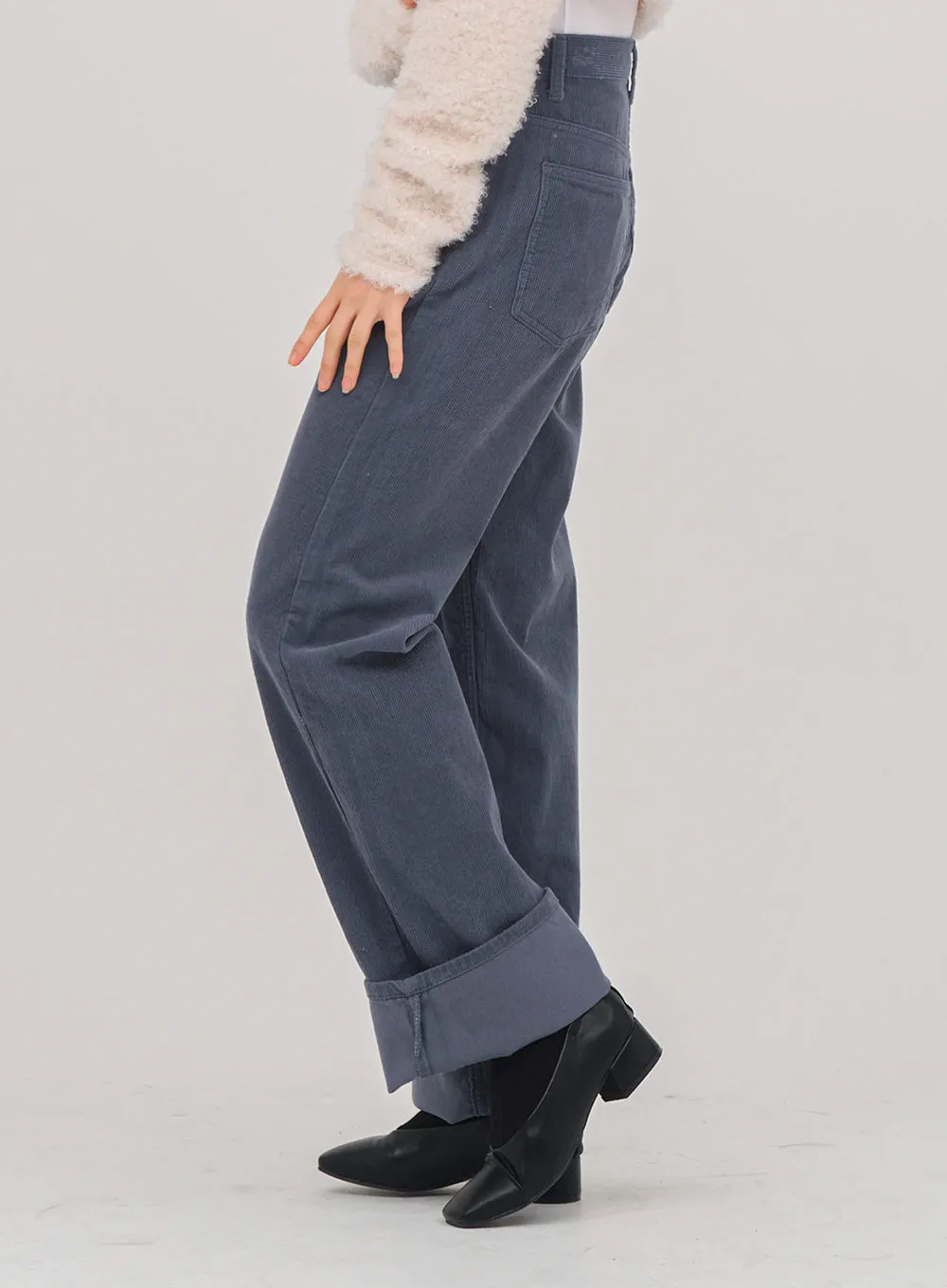 Wide Leg Corduroy Pants D3