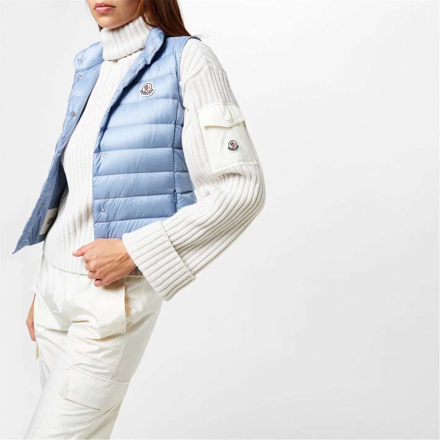 Womens Moncler Laine Down Gilet