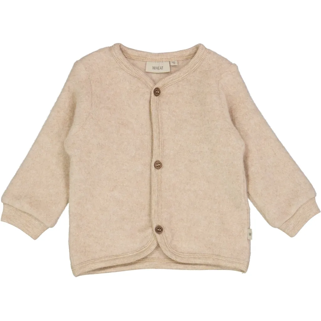 Wool Fleece Cardigan